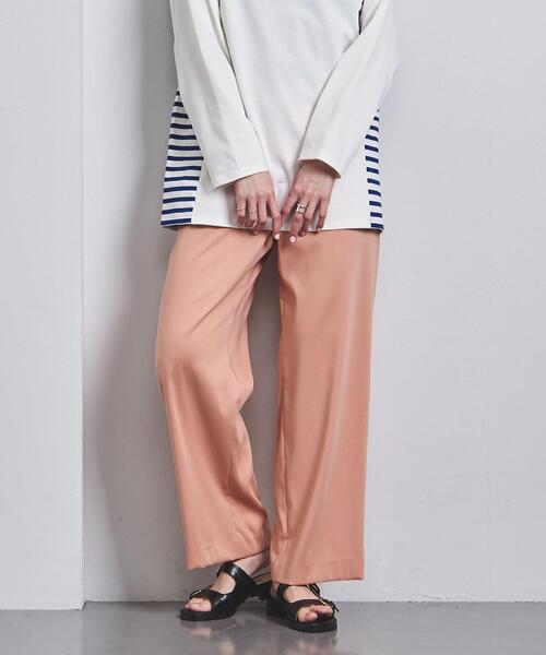 UNITED ARROWS(ユナイテッドアローズ)の「T/R ドロースト イージーパンツ(その他パンツ・レディース・グレー/ピンク/ネイビー・36/38)」の14枚目の写真