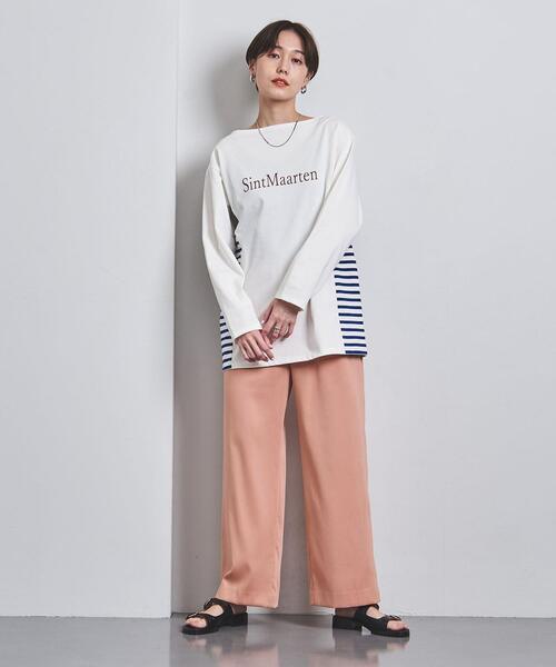 UNITED ARROWS(ユナイテッドアローズ)の「T/R ドロースト イージーパンツ(その他パンツ・レディース・グレー/ピンク/ネイビー・36/38)」の15枚目の写真