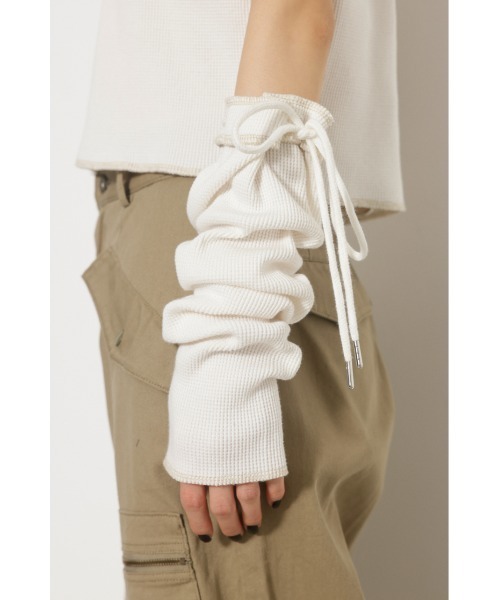 セール】2WAY LACE UP THERMAL トップス（Tシャツ/カットソー