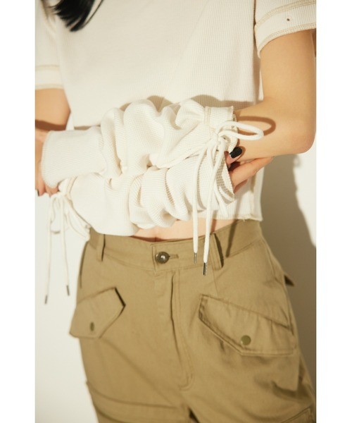 LAGUAGEM新品未使用トップス LAGUA GEM | SEE THROUGH PRINT タンクトップ (Tシャツ