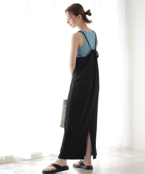 frames RAY CASSIN（フレームスレイカズン）の「シーズンレスリブデザインキャミワンピース（ワンピース・レディース・ブルー/マスタード/ブラック/キナリ・FREE）」の15枚目の写真