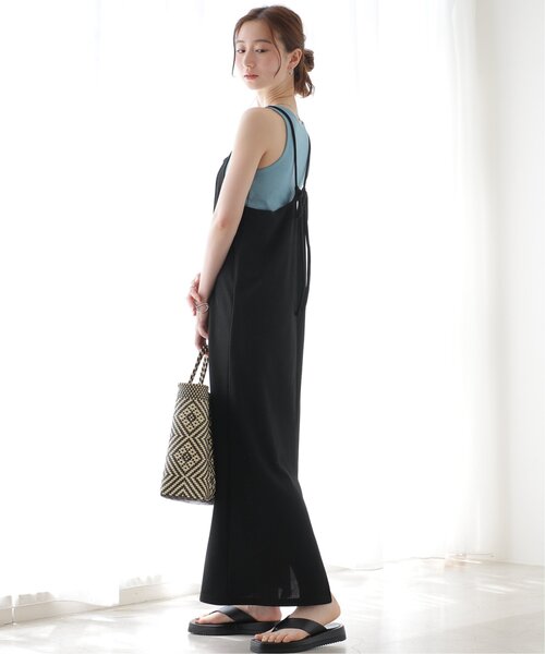 frames RAY CASSIN（フレームスレイカズン）の「シーズンレスリブデザインキャミワンピース（ワンピース・レディース・ブルー/マスタード/ブラック/キナリ・FREE）」の16枚目の写真