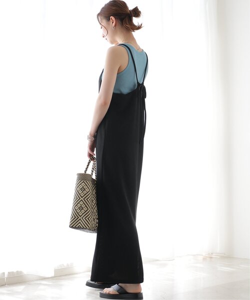 frames RAY CASSIN（フレームスレイカズン）の「シーズンレスリブデザインキャミワンピース（ワンピース・レディース・ブルー/マスタード/ブラック/キナリ・FREE）」の19枚目の写真