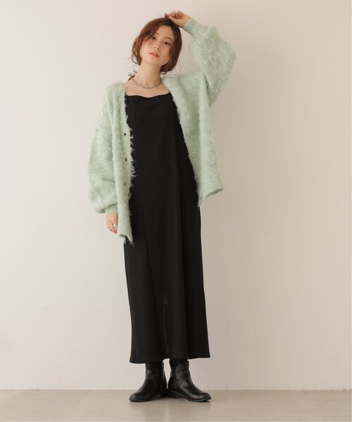 frames RAY CASSIN（フレームスレイカズン）の「シーズンレスリブデザインキャミワンピース（ワンピース・レディース・ブルー/マスタード/ブラック/キナリ・FREE）」の20枚目の写真