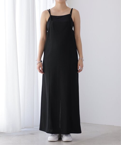 frames RAY CASSIN（フレームスレイカズン）の「シーズンレスリブデザインキャミワンピース（ワンピース・レディース・ブルー/マスタード/ブラック/キナリ・FREE）」の21枚目の写真