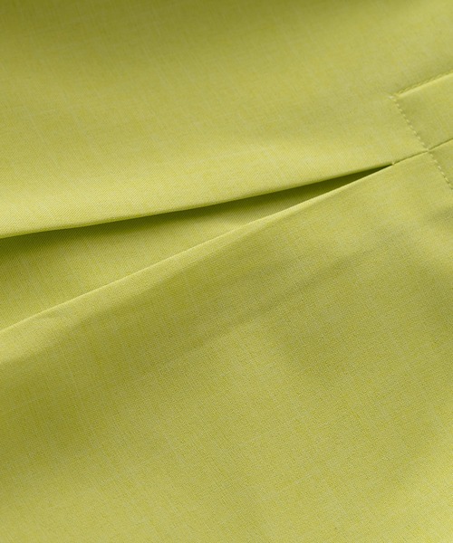 BRICK & SONS（ブリックアンドサンズ）の「リラックスラグランスリーブシャツ＜グリーンイエロー＞（シャツ/ブラウス・メンズ・イエロー×グリーン・XS/S/M/L）」の4枚目の写真