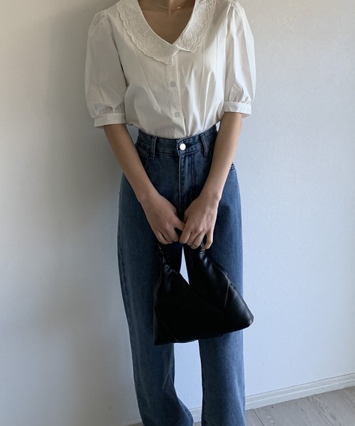 Silly（シリー）の「パステルカラー2wayミニバッグ（ハンドバッグ・レディース・アイボリー/ブラック/イエロー/ベージュ/パープル・FREE）」の10枚目の写真