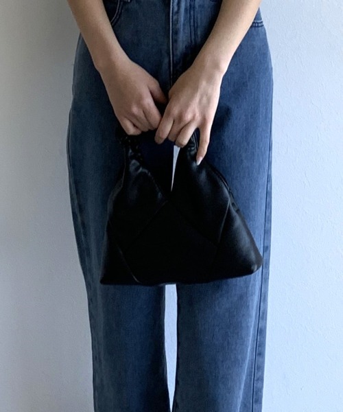 Silly（シリー）の「パステルカラー2wayミニバッグ（ハンドバッグ・レディース・アイボリー/ブラック/イエロー/ベージュ/パープル・FREE）」の7枚目の写真