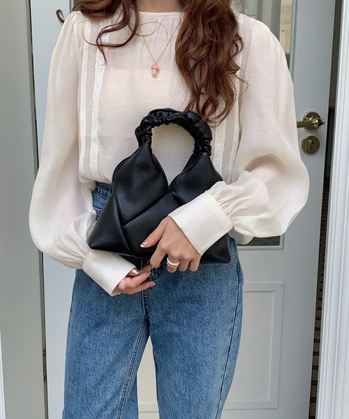 Silly（シリー）の「パステルカラー2wayミニバッグ（ハンドバッグ・レディース・アイボリー/ブラック/イエロー/ベージュ/パープル・FREE）」の14枚目の写真