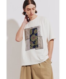 tk.TAKEO KIKUCHI | ジャガードパッチワークカットソー(Tシャツ/カットソー)