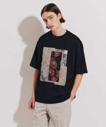 tk.TAKEO KIKUCHI | ジャガードパッチワークカットソー(Tシャツ/カットソー)