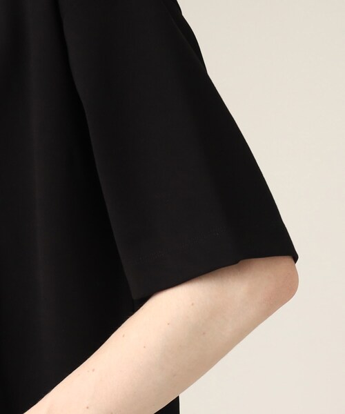 tk.TAKEO KIKUCHI（ティーケータケオキクチ）の「◆ジャガードパッチワークカットソー（Tシャツ/カットソー・メンズ・ダークグリーン系4/ブラック系4/ホワイト系7・02/03）」の6枚目の写真