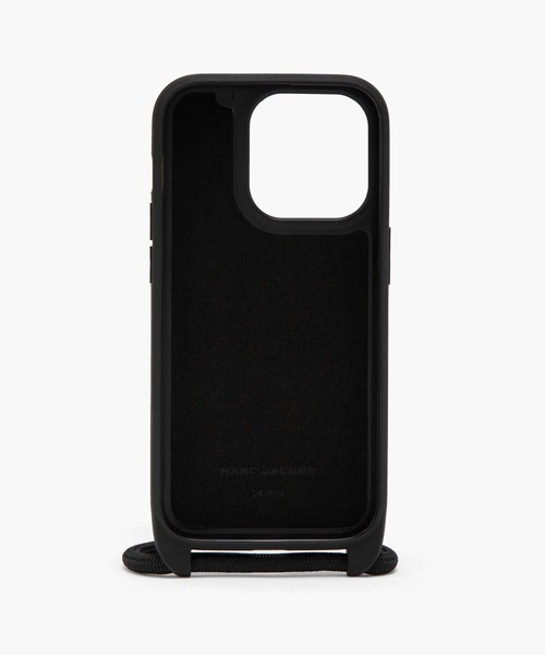 マークジェイコブス】スマホショルダー iPhone14/13 ケース BK