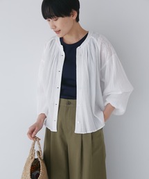 human woman | ◆インドクレープギャザーブラウス(シャツ/ブラウス)