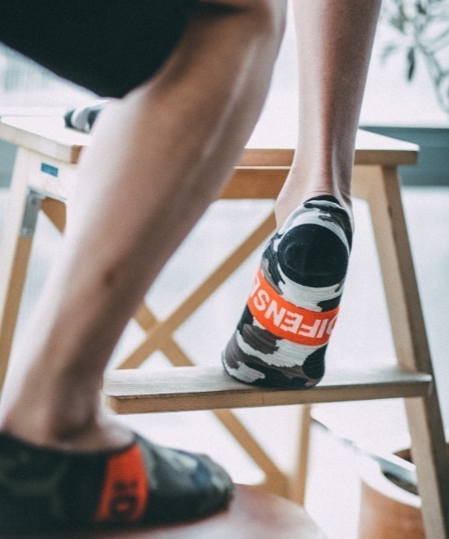 ROYAL FLASH（ロイヤルフラッシュ）の「NAVY ROOTS/ネイビールーツ/DIFENSE（ソックス/靴下・メンズ・ブラック/カーキ/ベージュ・F）」の5枚目の写真