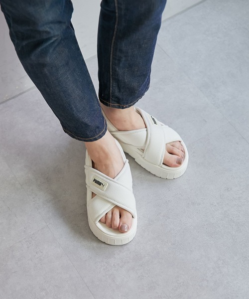 PUMA（プーマ）の「【PUMA (プーマ)】メイズ サンダル ウィメンズ（サンダル・レディース・ホワイト/ブラック・23cm/25cm/22cm/24cm）」の13枚目の写真