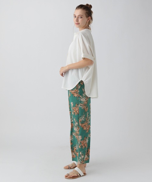 saloon（サルーン）の「SALOON(サルーン)/花柄プリントパンツ（その他パンツ・レディース・グリーン/ブラック・FREE）」の3枚目の写真