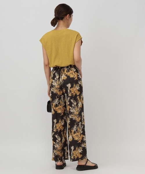 saloon（サルーン）の「SALOON(サルーン)/花柄プリントパンツ（その他パンツ・レディース・グリーン/ブラック・FREE）」の16枚目の写真