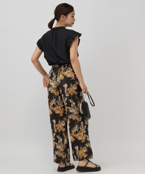 saloon（サルーン）の「SALOON(サルーン)/花柄プリントパンツ（その他パンツ・レディース・グリーン/ブラック・FREE）」の21枚目の写真