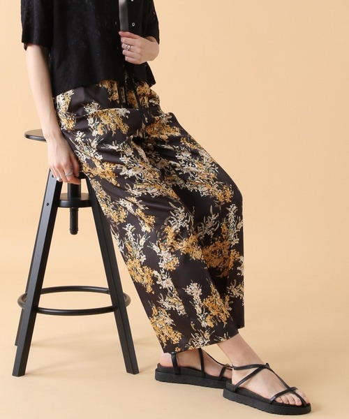 saloon（サルーン）の「SALOON(サルーン)/花柄プリントパンツ（その他パンツ・レディース・グリーン/ブラック・FREE）」の18枚目の写真