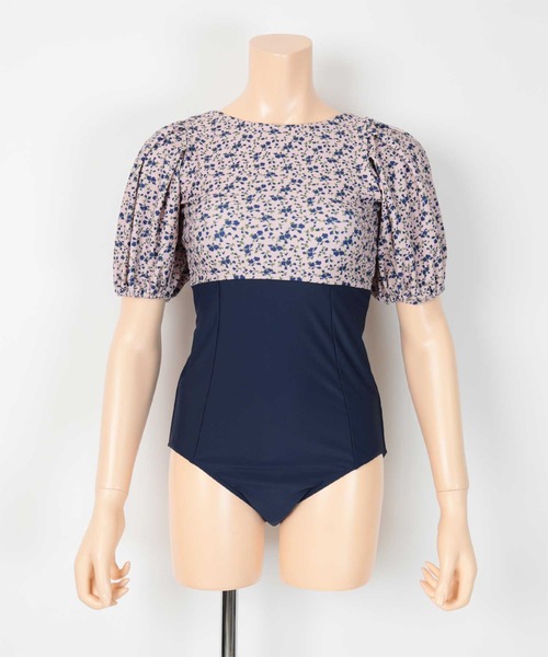SEA DRESS（シードレス）の「ﾀｯｸﾃﾞｻﾞｲﾝﾊﾟﾌｽﾘｰﾌﾞﾜﾝﾋﾟｰｽ/水着（水着・レディース・ブラック系その他/ブラック/ピンク系その他・M/L/S）」の4枚目の写真