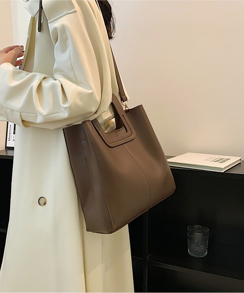 【Tada Leather】 Ava 本革 ショルダーバッグ ベージュ wmy024_006.jpg