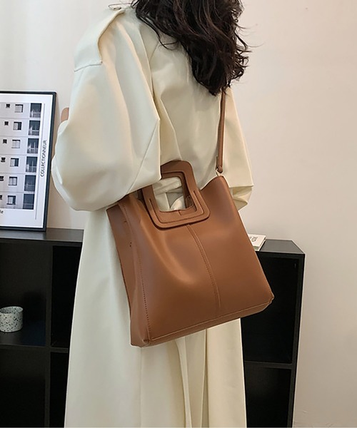 セール】2way仕切りショルダーバッグ/ハンドバッグ（ショルダーバッグ