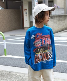 PAIRMANON STREET（ペアマノンストリート）の「【PAIRMANON STREET】【かぞくおそろい】ビッグシルエット 長袖プリントTシャツ（Tシャツ/カットソー・キッズ）」