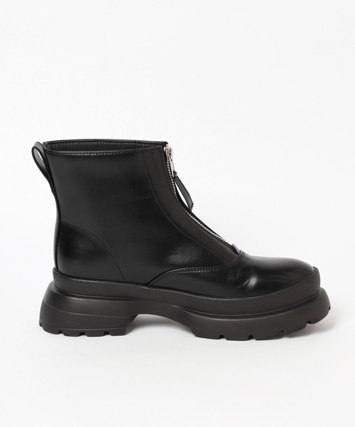 niko and...(ニコアンド)の「オリジナルフロントジップブーツ(ブーツ・レディース・ブラック/アイボリー・MEDIUM/LARGE)」の17枚目の写真