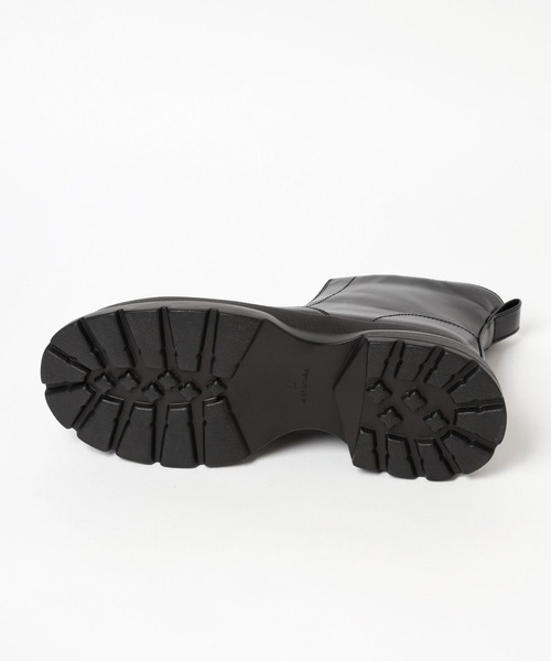 niko and...(ニコアンド)の「オリジナルフロントジップブーツ(ブーツ・レディース・ブラック/アイボリー・MEDIUM/LARGE)」の9枚目の写真