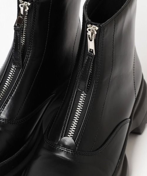 niko and...(ニコアンド)の「オリジナルフロントジップブーツ(ブーツ・レディース・ブラック/アイボリー・MEDIUM/LARGE)」の11枚目の写真