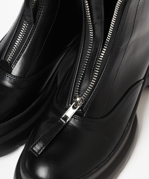 niko and...(ニコアンド)の「オリジナルフロントジップブーツ(ブーツ・レディース・ブラック/アイボリー・MEDIUM/LARGE)」の16枚目の写真