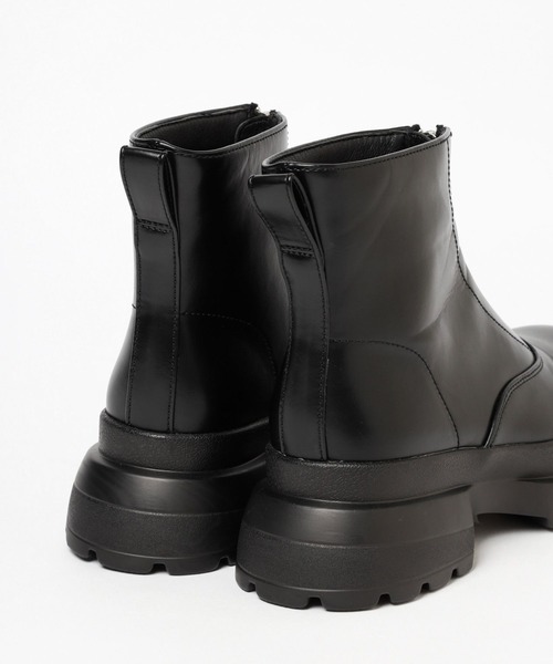 niko and...(ニコアンド)の「オリジナルフロントジップブーツ(ブーツ・レディース・ブラック/アイボリー・MEDIUM/LARGE)」の10枚目の写真