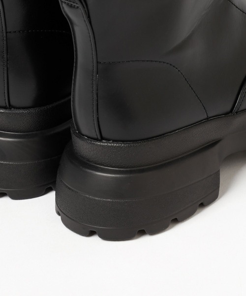 niko and...(ニコアンド)の「オリジナルフロントジップブーツ(ブーツ・レディース・ブラック/アイボリー・MEDIUM/LARGE)」の6枚目の写真