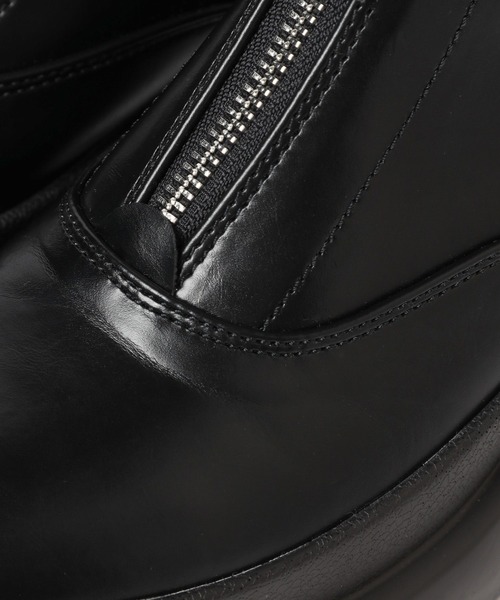 niko and...(ニコアンド)の「オリジナルフロントジップブーツ(ブーツ・レディース・ブラック/アイボリー・MEDIUM/LARGE)」の4枚目の写真