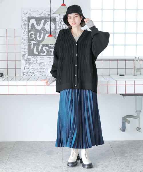 niko and...(ニコアンド)の「オリジナルフロントジップブーツ(ブーツ・レディース・ブラック/アイボリー・MEDIUM/LARGE)」の20枚目の写真