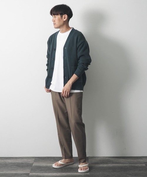 URBAN RESEARCH DOORS（アーバンリサーチドアーズ）の「ハードニットカーディガン（カーディガン/ボレロ・メンズ・オリーブ/ネイビー/ベージュ/ブルー・LARGE/MEDIUM）」の12枚目の写真