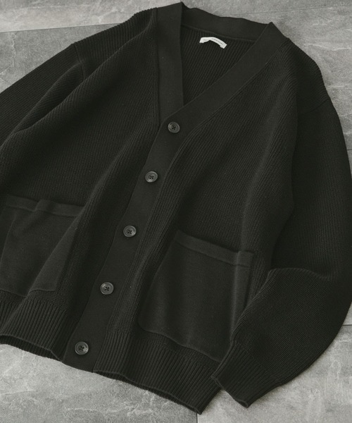 URBAN RESEARCH DOORS（アーバンリサーチドアーズ）の「ハードニットカーディガン（カーディガン/ボレロ・メンズ・オリーブ/ネイビー/ベージュ/ブルー・LARGE/MEDIUM）」の7枚目の写真