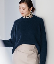 UR'S | ｳｰﾙﾌﾞﾚﾝﾄﾞｸﾙｰﾈｯｸｸﾛｯﾌﾟﾄﾞﾆｯﾄ(ニット/セーター)