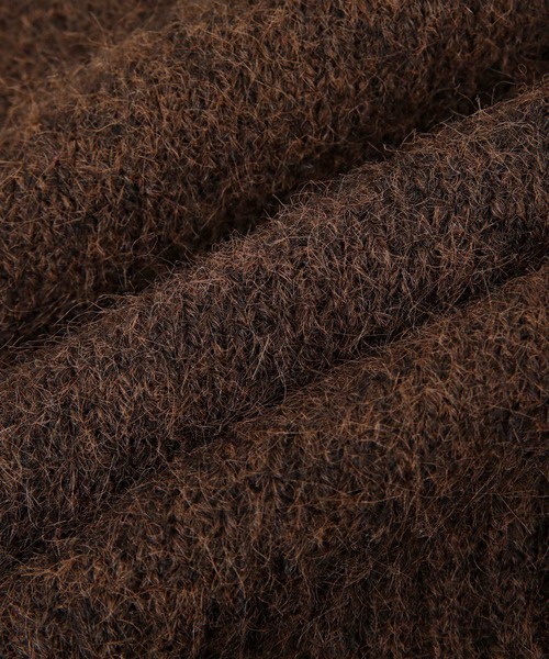 UR'S（ユアーズ）の「ｳｰﾙﾌﾞﾚﾝﾄﾞｸﾙｰﾈｯｸｸﾛｯﾌﾟﾄﾞﾆｯﾄ（ニット/セーター・レディース・ホワイト/ダークブラウン/ダークグリーン/パープル系その他/ネイビー・M/S/L）」の15枚目の写真