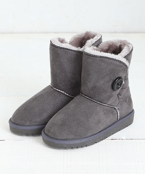 B:MING by BEAMS（ビーミングバイビームス）の「ビーミング by ビームス / ボタンフェイクムートンブーツ 2015（ブーツ・キッズ・ブラック/ベージュ/グレー・17cm/22cm/21cm/20cm/16cm/15cm/19cm/18cm）」の15枚目の写真