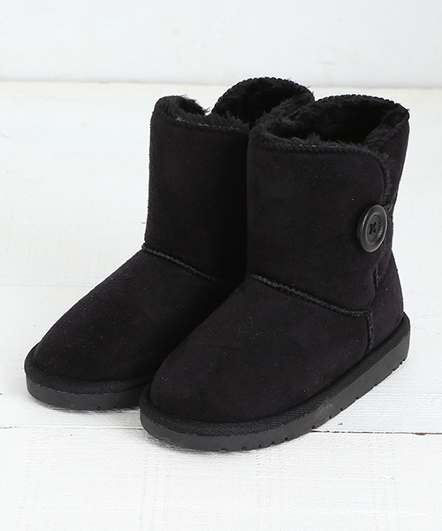 B:MING by BEAMS（ビーミングバイビームス）の「ビーミング by ビームス / ボタンフェイクムートンブーツ 2015（ブーツ・キッズ・ブラック/ベージュ/グレー・17cm/22cm/21cm/20cm/16cm/15cm/19cm/18cm）」の9枚目の写真