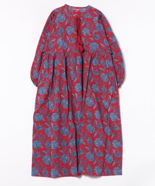 チャイハネ（チャイハネ）の「【チャイハネ】アロラワンピース（ワンピース・レディース・ブルー/ブラウン/パープル/レッド/マスタード/ネイビー/グリーン/イエロー/ピンク・FREE）」の12枚目の写真