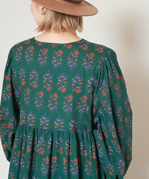 チャイハネ（チャイハネ）の「【チャイハネ】アロラワンピース（ワンピース・レディース・ブルー/ブラウン/パープル/レッド/マスタード/ネイビー/グリーン/イエロー/ピンク・FREE）」の20枚目の写真