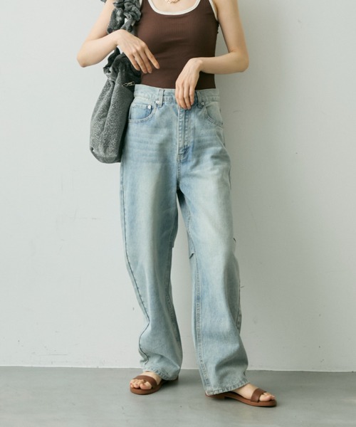 セール】ソフトカーブデニム（デニムパンツ）｜Shelly island