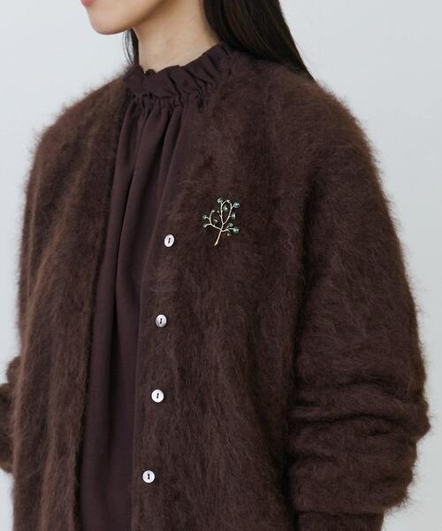 LOISIR（ロワズィール）の「ユーカリモチーフブローチ（ブローチ