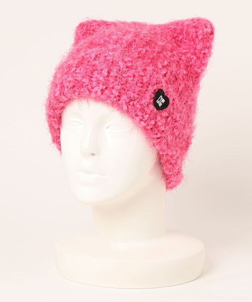 ニットキャップ・ビーニー [MERCHEN] Over Earmuff Beanie_4color override ニット帽 ニットキャップ OVERRIDE KNIT MIX CAT