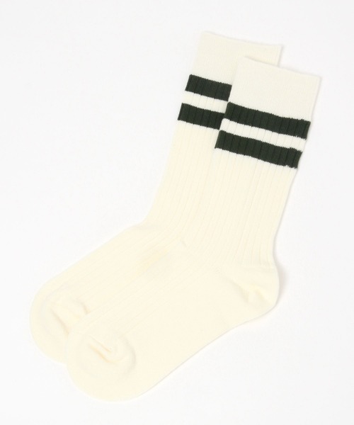 repipi armario（レピピ アルマリオ）の「ミドルリブラインソックス（ソックス/靴下・キッズ・ホワイト/ブラック/ブラック系その他/ブラック系その他2/グレー/ベージュ/グリーン/カーキ/ブルー/ライトブルー/パープル/ピンク・FREE）」の8枚目の写真