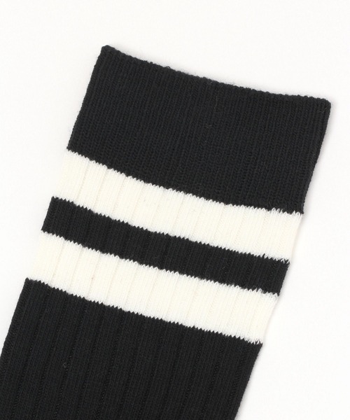 repipi armario（レピピ アルマリオ）の「ミドルリブラインソックス（ソックス/靴下・キッズ・ホワイト/ブラック/ブラック系その他/ブラック系その他2/グレー/ベージュ/グリーン/カーキ/ブルー/ライトブルー/パープル/ピンク・FREE）」の21枚目の写真