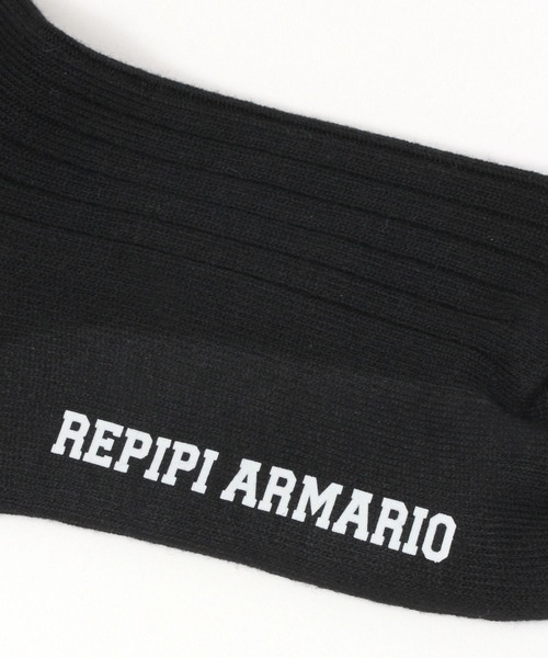 repipi armario（レピピ アルマリオ）の「ミドルリブラインソックス（ソックス/靴下・キッズ・ホワイト/ブラック/ブラック系その他/ブラック系その他2/グレー/ベージュ/グリーン/カーキ/ブルー/ライトブルー/パープル/ピンク・FREE）」の18枚目の写真